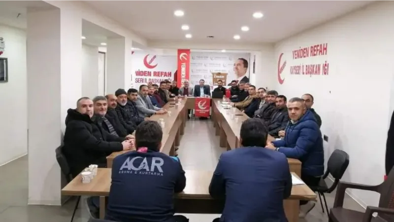 Yeniden Refah Partisi Kayseri'den koordinasyon toplantısı