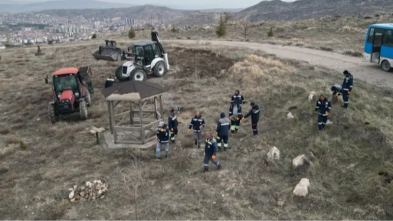 Nevşehir Kent Ormanı yenileniyor