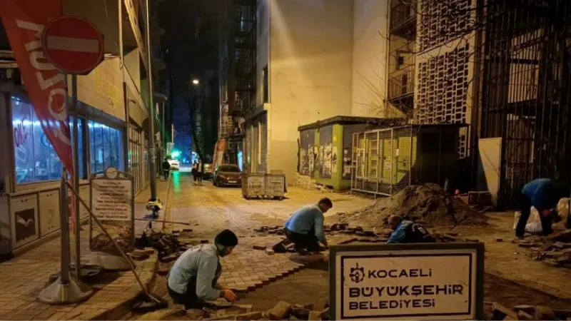 Kocaeli'nin Yol Timi'nden gece operasyonu