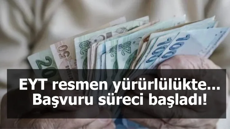 EYT resmen yürürlülükte... Başvuru süreci başladı!