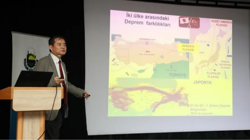 Japon Mühendis İnegöl'de 'deprem'le yüzleştirdi