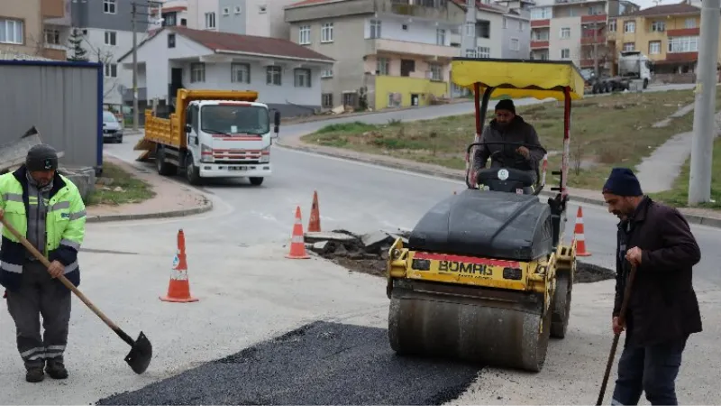 Çayırova'da asfalt yama seferberliği