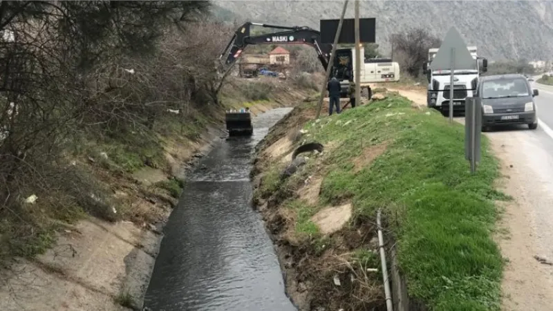 Manisa Şehzadeler'de taşkınlara karşı önlem