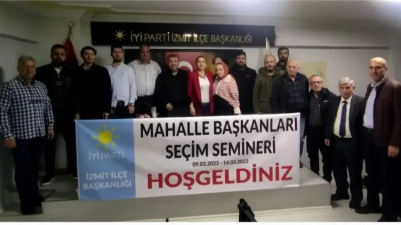 İYİ Parti İzmit'te seçimlere hazırlanıyor