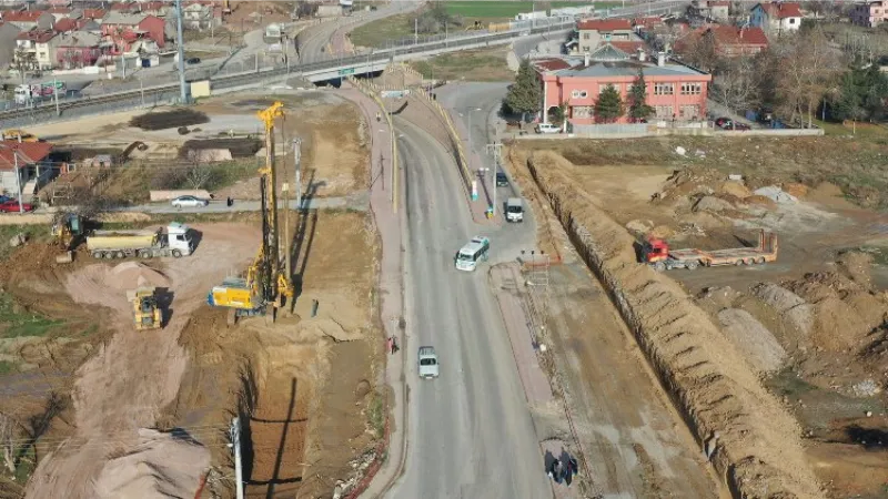 Konya'da Taşköprü altgeçidinde düzenleme çalışmaları