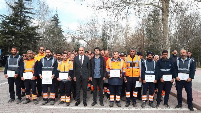 Konya'nın Hatay gönüllülerine teşekkür belgesi