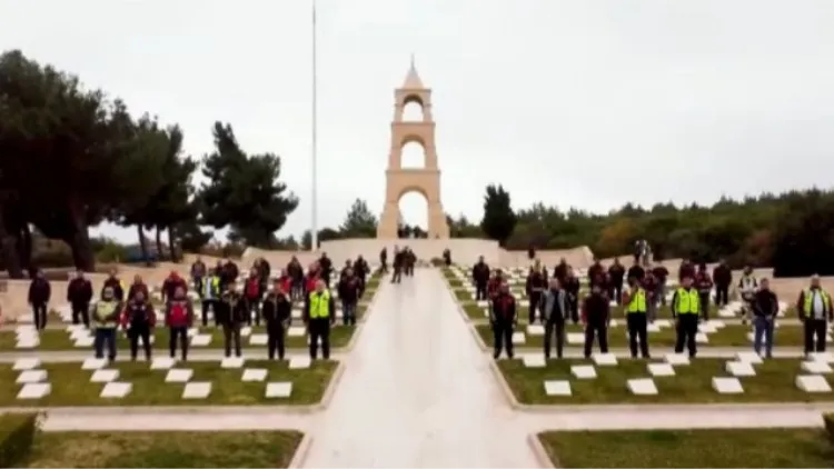 Motosiklet tutkunları Çanakkale ruhuyla buluştu