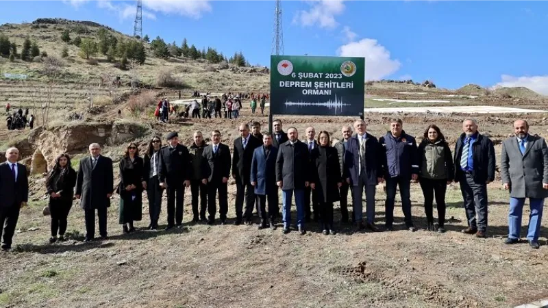 Nevşehir'de deprem şehitlerine hatıra ormanı