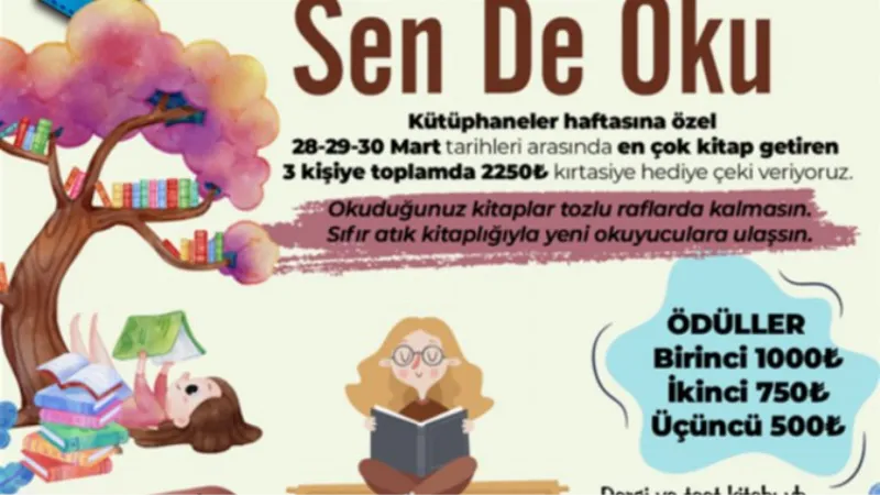 Bursa İnegöl'den 'kitap' farkındalığı