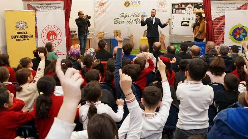 Konya'da öğrencilere 'sıfır atık' eğitimi