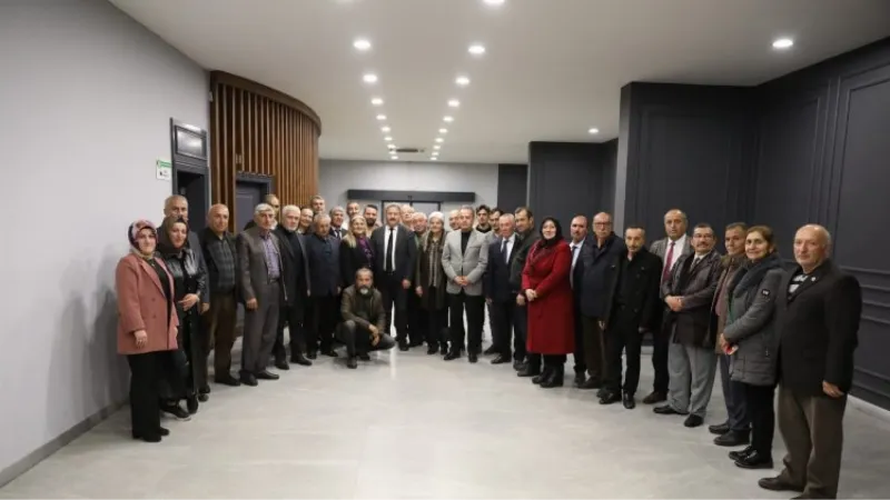 Kayseri Melikgazi protokolü muhtarlarla buşuştu