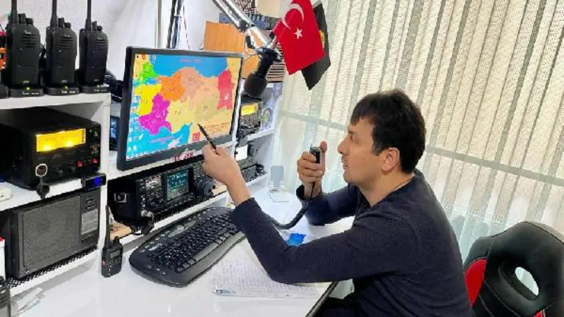 Ordu'daki amatör telsizciler, deprem bölgesinde haberleşmeyi sağladı