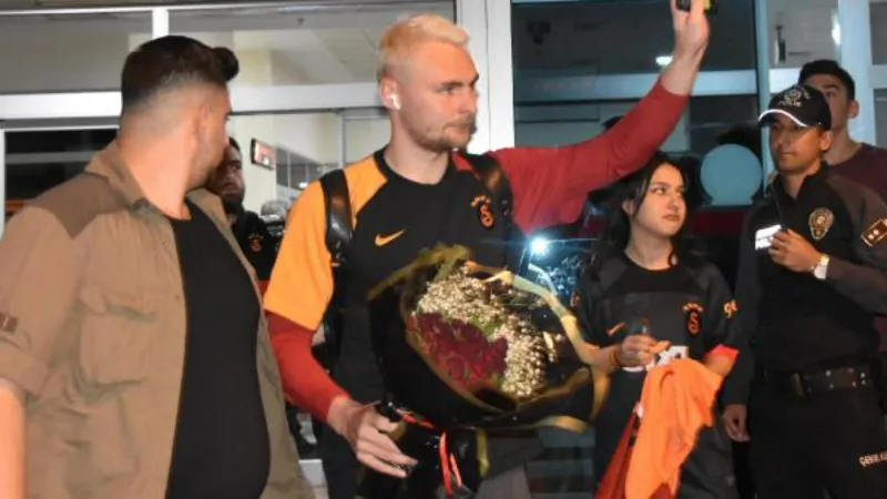 Galatasaray kafilesi Kayseri'ye geldi