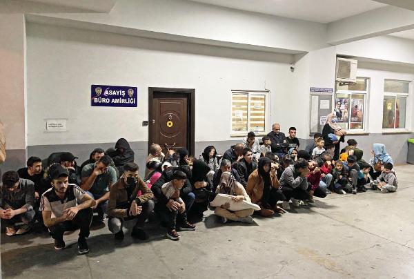 Marmaris'te, apart ve otellerde 85 kaçak göçmen yakalandı