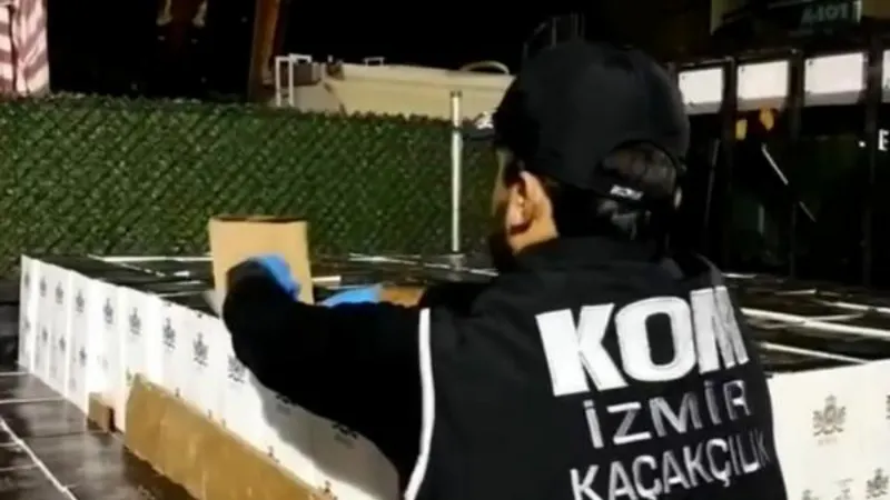 İzmir'de sahte içki operasyonu