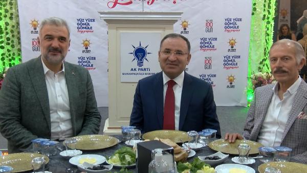 Bakan Bozdağ: Bu masa yedilidir