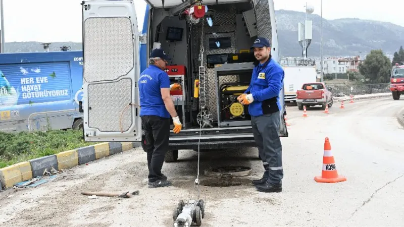 Konya'dan Hatay'da arızalara robotik tespit