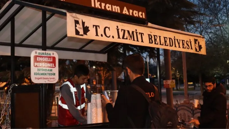 İzmit'ten iftarda sıcak çorba hizmeti