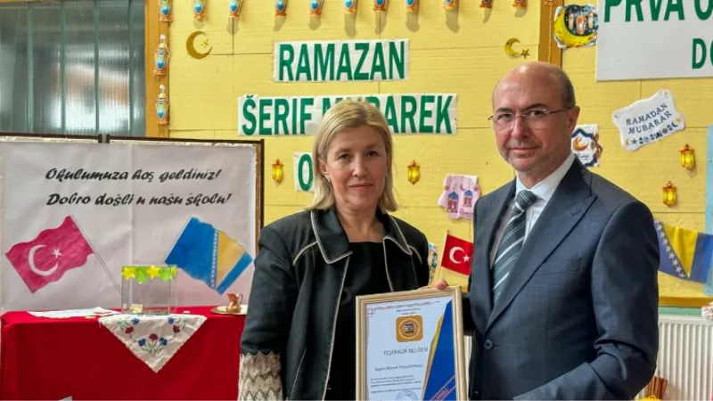 Bosna ile bağlar kuvvetleniyor... Saraybosna'da Türkçe Sınıfı açıldı