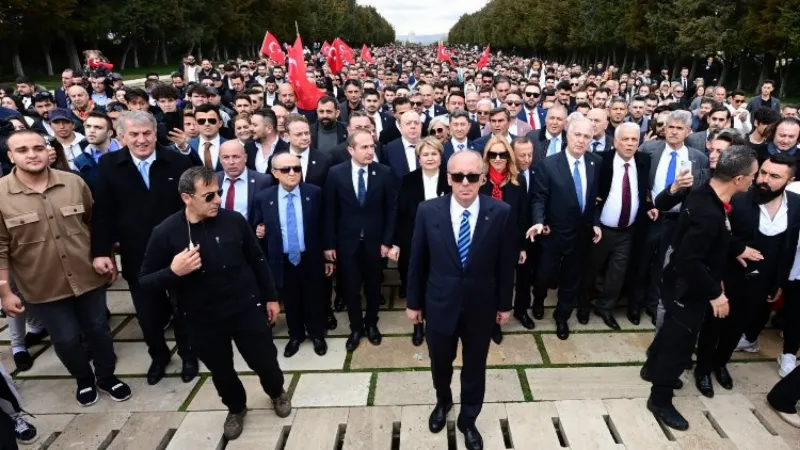 İnce startı Anıtkabir'den verdi