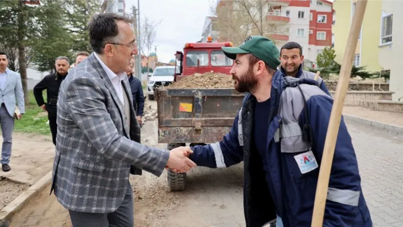 Mehmet Savran çalışmaları sahada inceledi