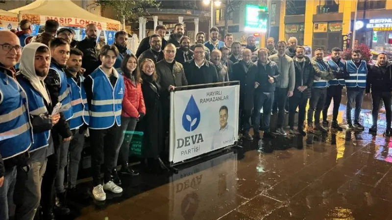 Bursa'da DEVA'lılar 'iftardan sahura' sahada