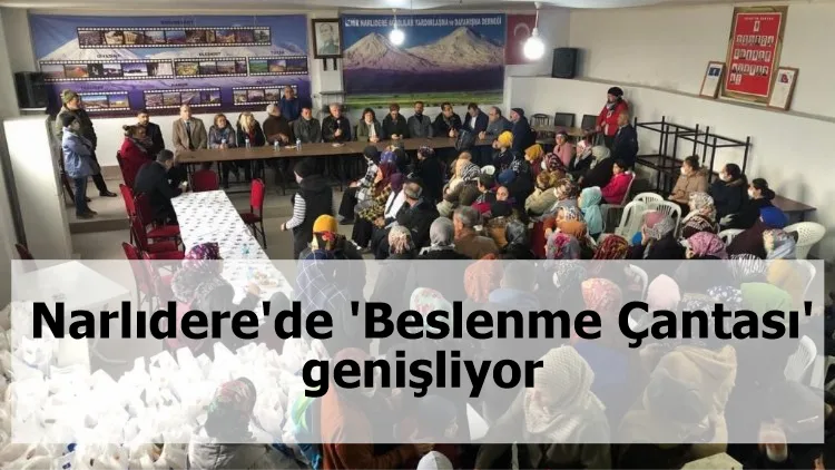 Narlıdere'de 'Beslenme Çantası' genişliyor