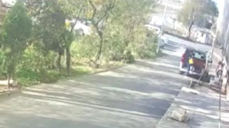 Sultangazi'de park halindeki aracın içindeki erzakları çalan şüpheliler kamerada