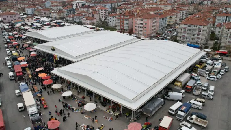 Konya Akşehir’in 'kapalı pazar yeri' açıldı