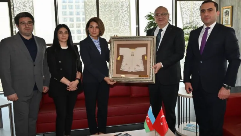 Azerbaycan İstanbul Başkonsolosu'ndan Başkan Ergün'e ziyaret