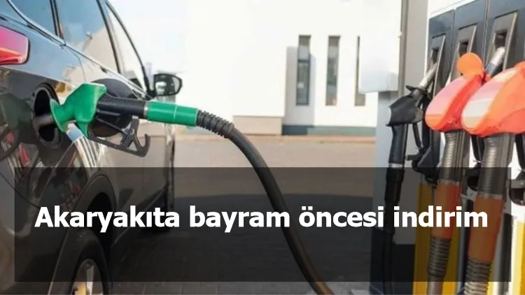 Akaryakıta bayram öncesi indirim