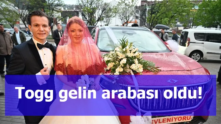 Togg gelin arabası oldu!