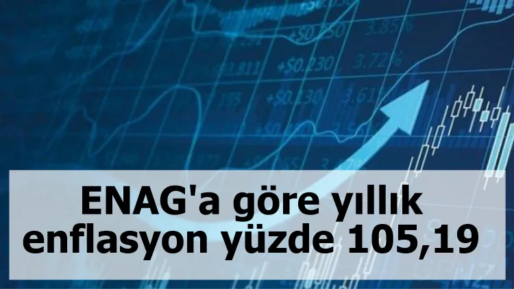 ENAG'a göre yıllık enflasyon yüzde 105,19