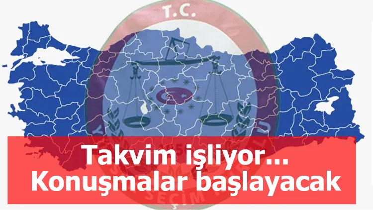 Takvim işliyor... Konuşmalar başlayacak