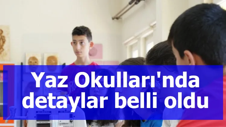 Yaz Okulları'nda detaylar belli oldu