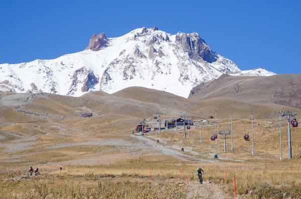 Erciyes'te Uluslararası Dağ Bisiklet heyecanı yaşandı