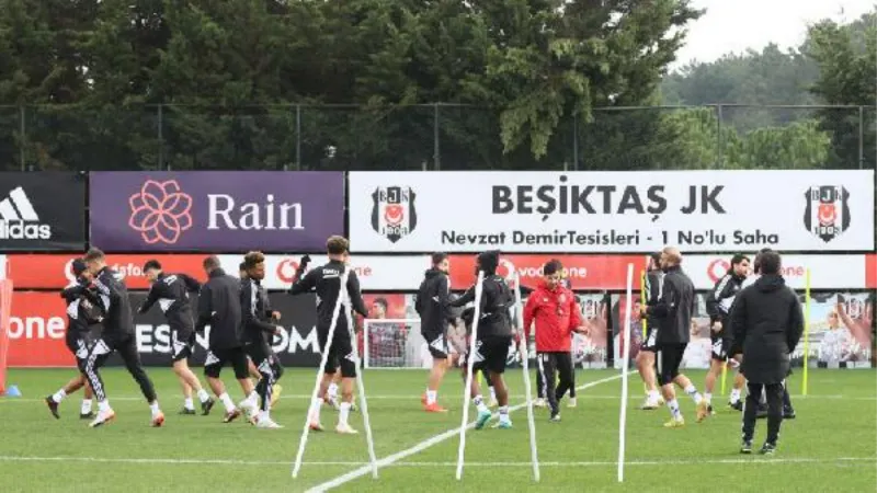Beşiktaş'tan çift antrenman