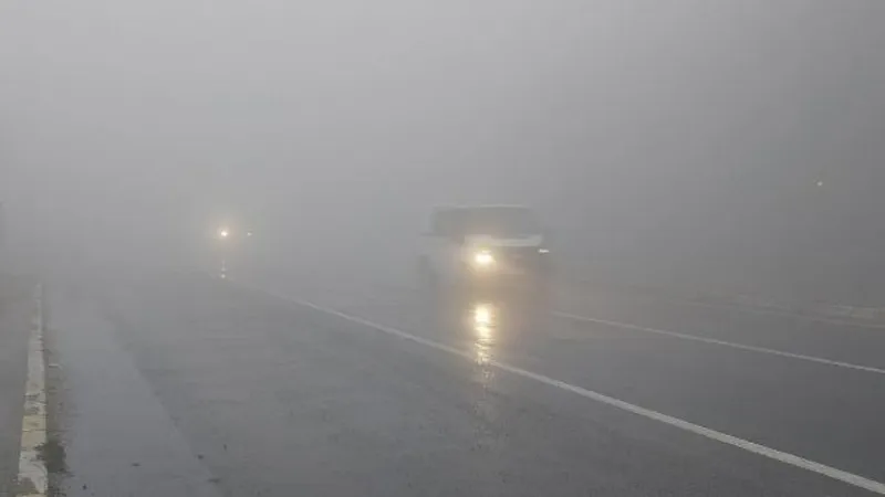 Bolu Dağı'nda yoğun sis