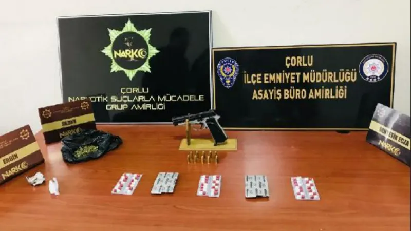 Çorlu'da 'uyuşturucu' operasyonu; 6 gözaltı