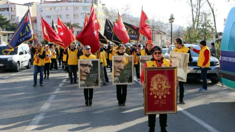 Tekirdağ'dan Çanakkale'ye '57'nci Alay Vefa Yürüyüşü' başladı