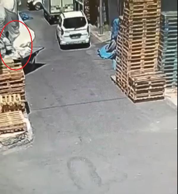 Seyyar satıcı tablasıyla 7 bin TL'lik çikolata hırsızlı