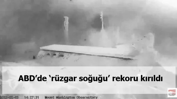 ABD’de ‘rüzgar soğuğu’ rekoru kırıldı