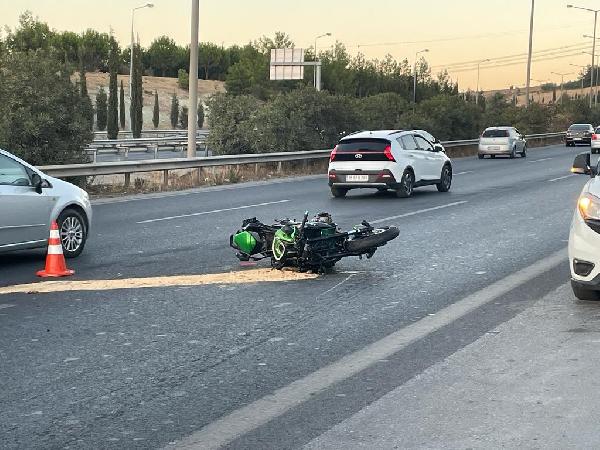 Otomobile arkadan çarpan motosiklet sürücüsü hayatını kaybetti 