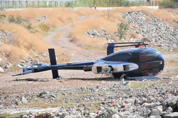 İzmir'de helikopter kazası; pilot ve yardımcı pilot yaralandı