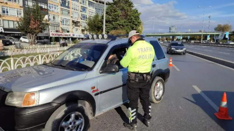 Bakırköy'de drone ile trafik denetimi yapıldı