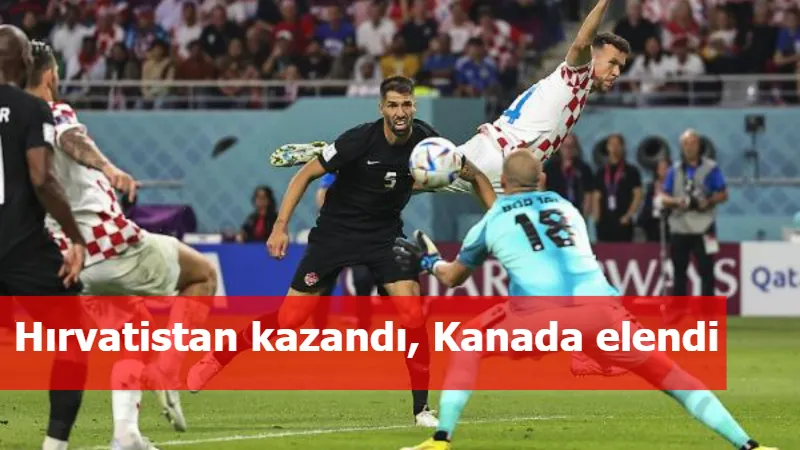 Hırvatistan kazandı, Kanada elendi