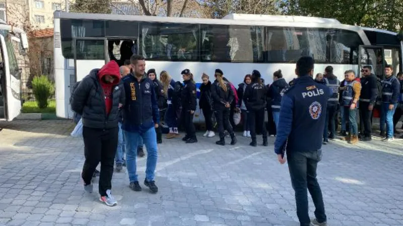 Samsun merkezli yasa dışı bahis operasyonunda 65 şüpheliden 31'i adliyede