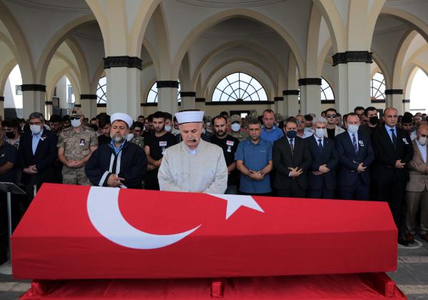 Başına yorgun mermi isabet eden 15 Temmuz gazisi, son yolculuğa uğurlandı