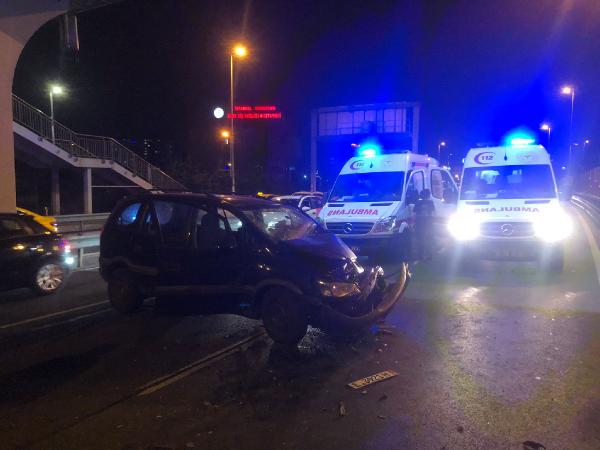 Şişli'de zincirleme trafik kazası: 3 yaralı 