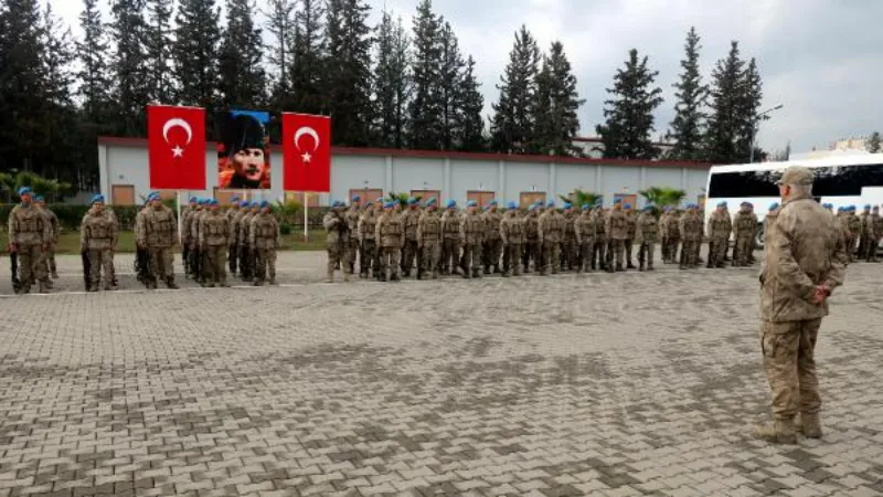 Osmaniye’de görev süresi biten Muğla jandarması, dualarla uğurlandı